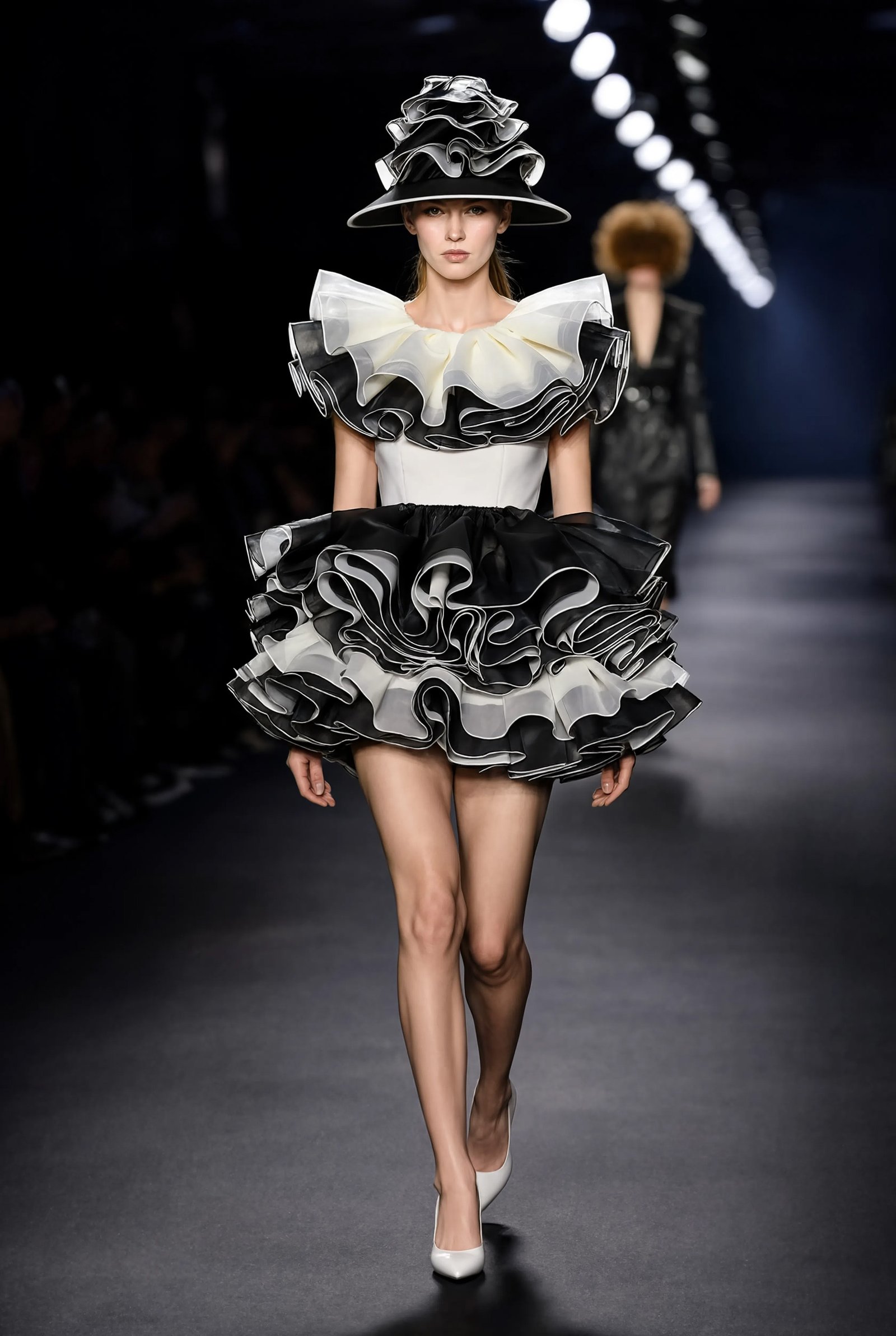 Fashion Distortion — The Origami Peacock